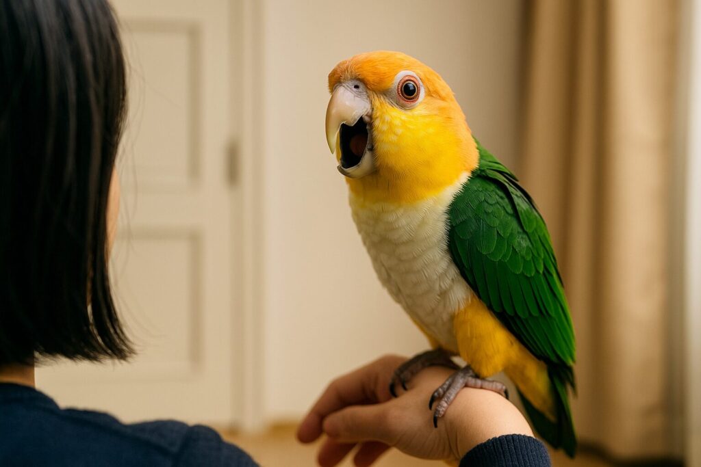 うるさい？なつかない？シロハラインコのよくある悩みの解決策